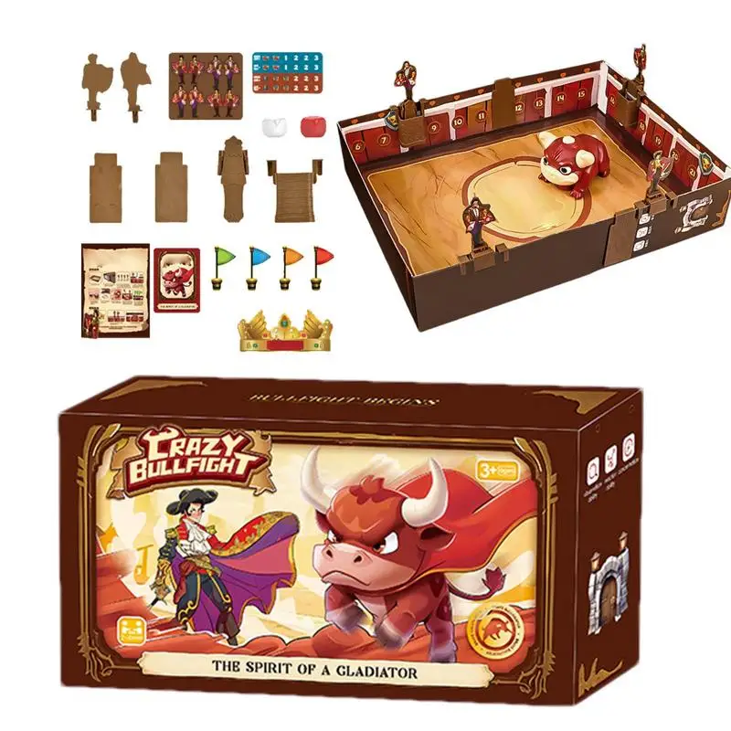 

Board Games For Kids Family Bull Fighter Games Kids Thinking Toys With Music Fun Dice Games Adults Board Tabletop Game For Home