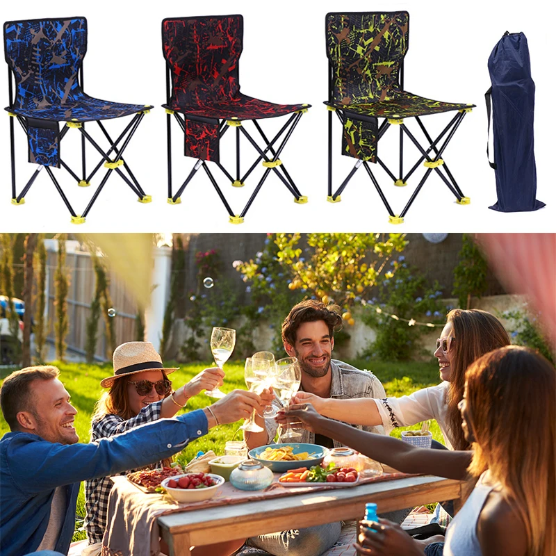 New Camping Folding Chair Picnic Chair Portable Oxford Cloth Sun Chair Outdoor Furniture Travel Chair Fishing Travel Beach Chair