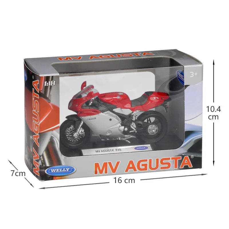1:18 Scale Welly MV AGUSTA F4 S Diecasts & Toy Vehicles Metal