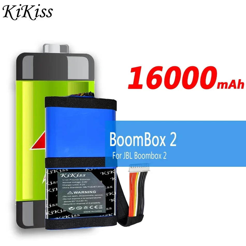 

KiKiss Powerful Battery BoomBox 2 16000mAh for JBL Boombox2 Batteries