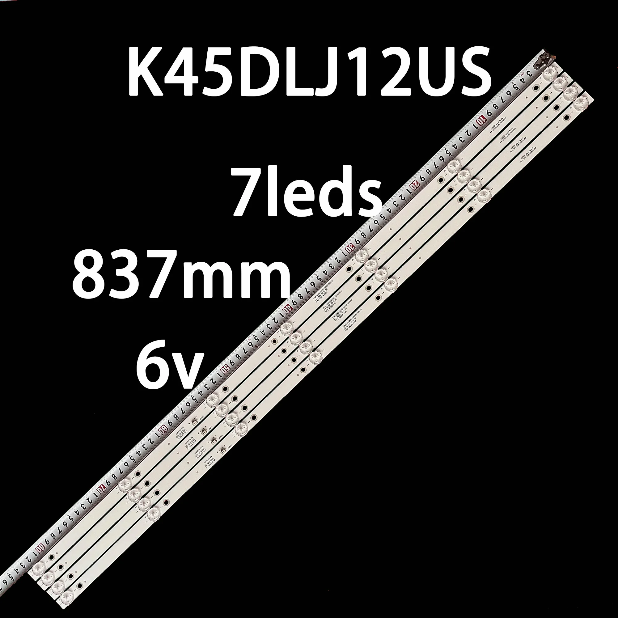 6V LED Backlight Strips For K45DLJ12US 45D3506V2W7C1B83714M 45A1 MS-L2770 V4 V3 R72-45D04-001 A3 M208 TA D 3C HYLED4501INTM