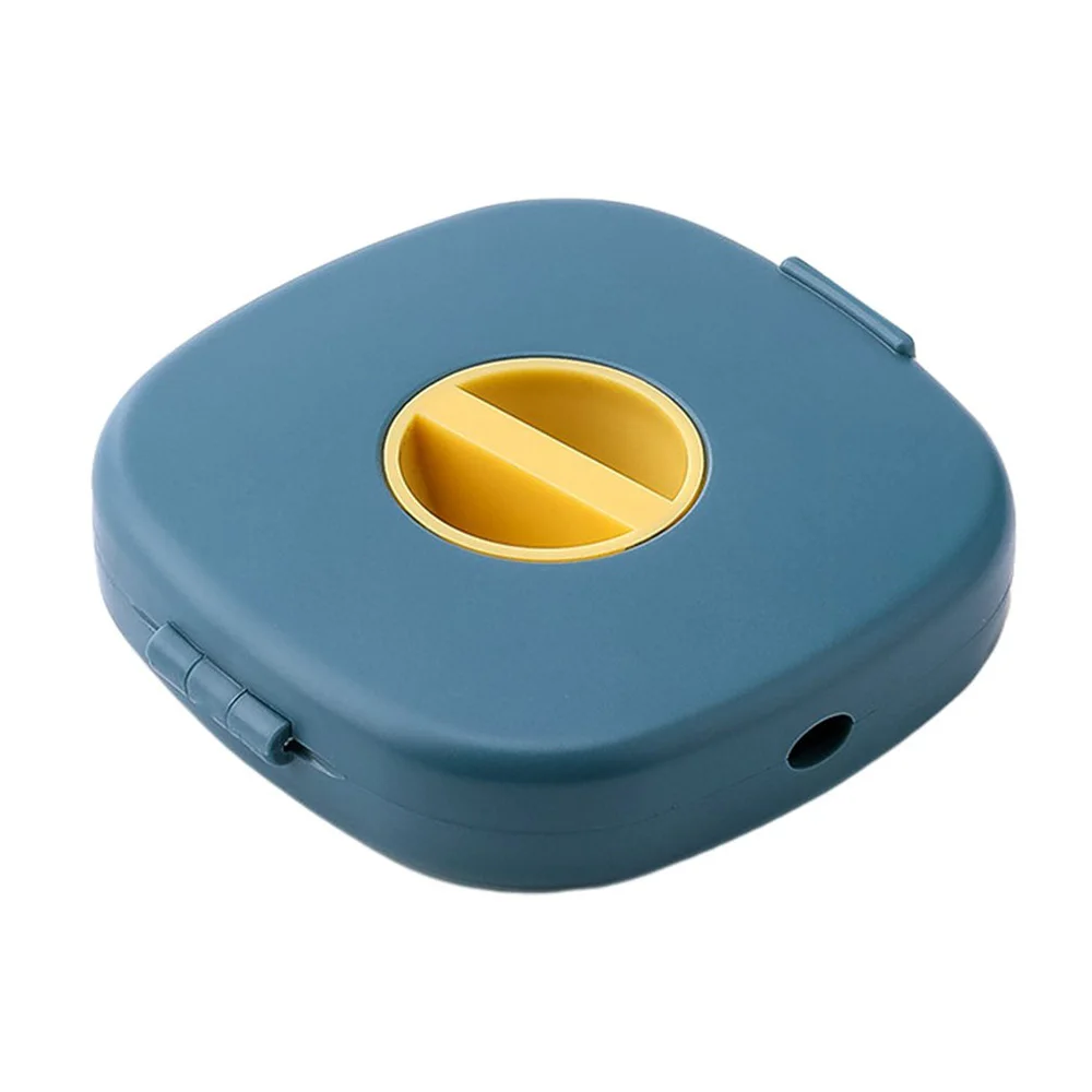 Portable Round Rotatable Data Cable Organizer Storage Box Mini Mobile Phone Charging Cable Winder Can Be Carried Cable Winder