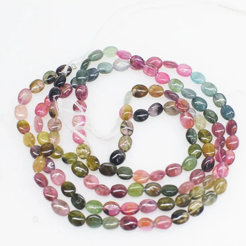 tourmaline-baroque-flat-oval-multicolor-4-5mm-39cm-for-diy-jewelry-making-loose-beads-fppj-wholesale-nature