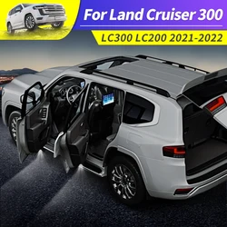 For Toyota Land Cruiser 300 2022 Lc300 Fj300 70th Anniversary Logo Projection Lamp Car Door Pedal Light Modification Accessories