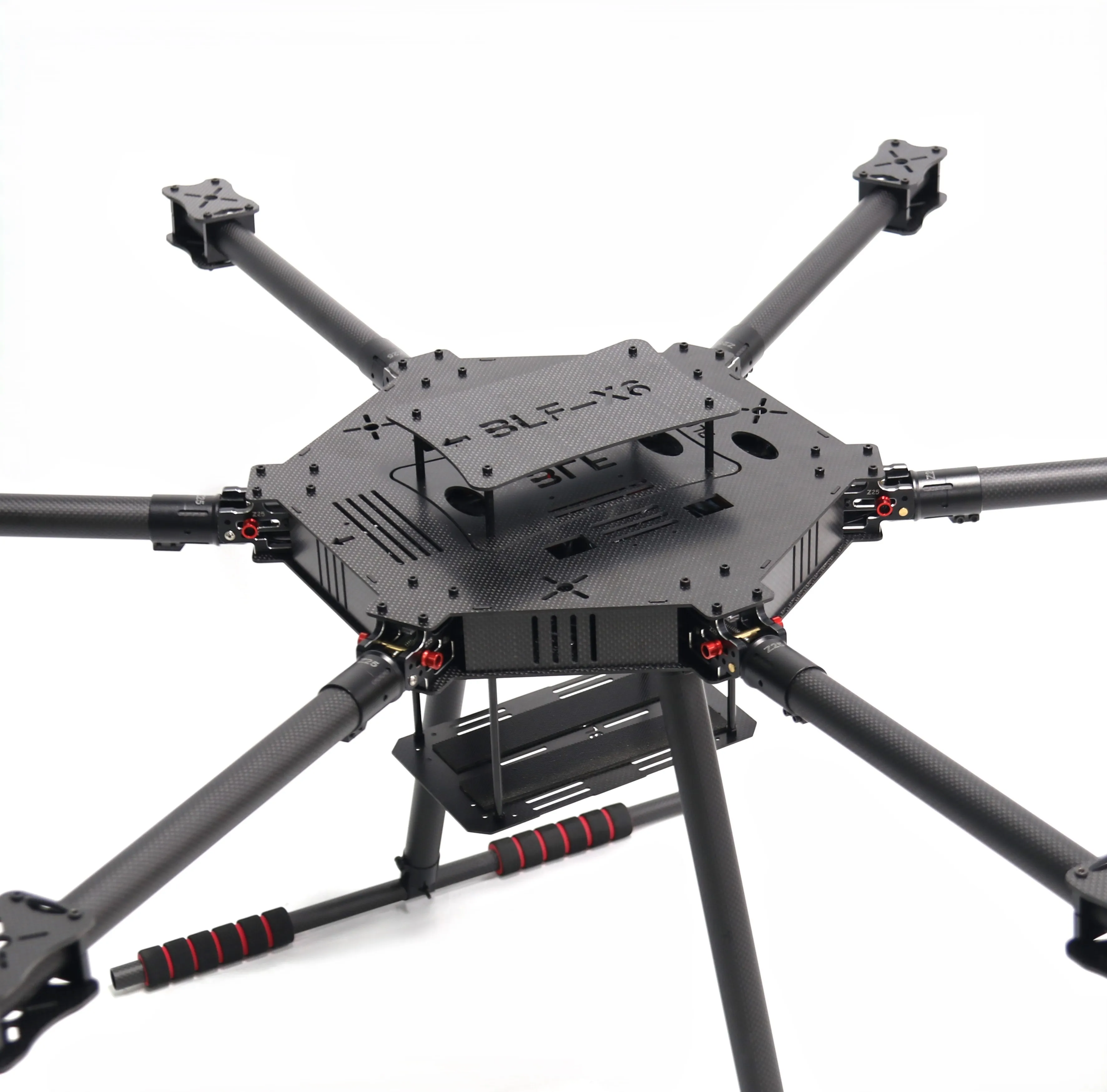 Full Carbon Fiber Hexacopter Kit Quadro com Landing Gear, ZD960 Quadro Hexa-Rotor, braço dobrável, FPV PIXHAWK voo