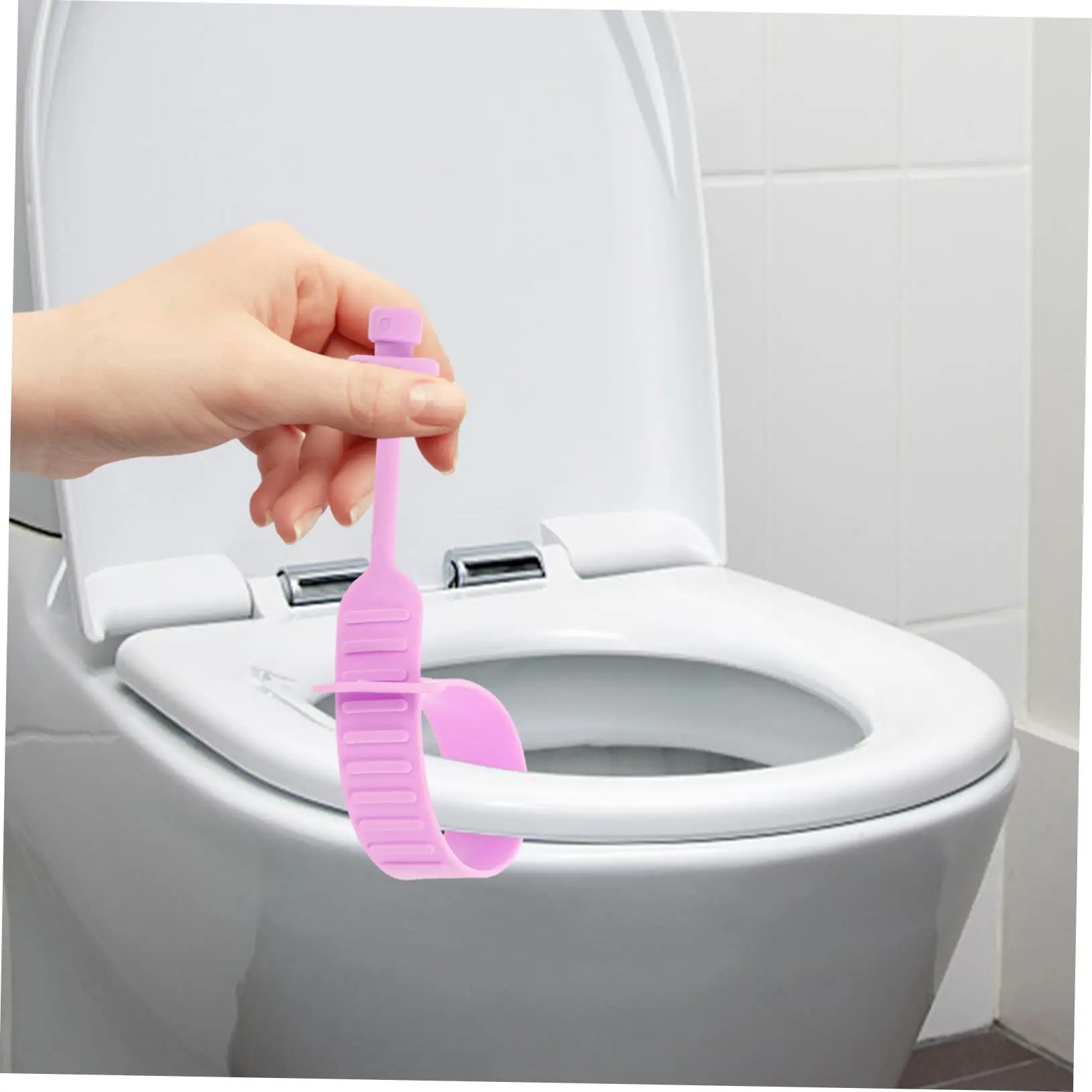

Silicone Toilet Seat Lifter Handle Avoid Touching Toilet Seat 4 Pcs Washable and Resusable Toilet Lid Lifter Opener