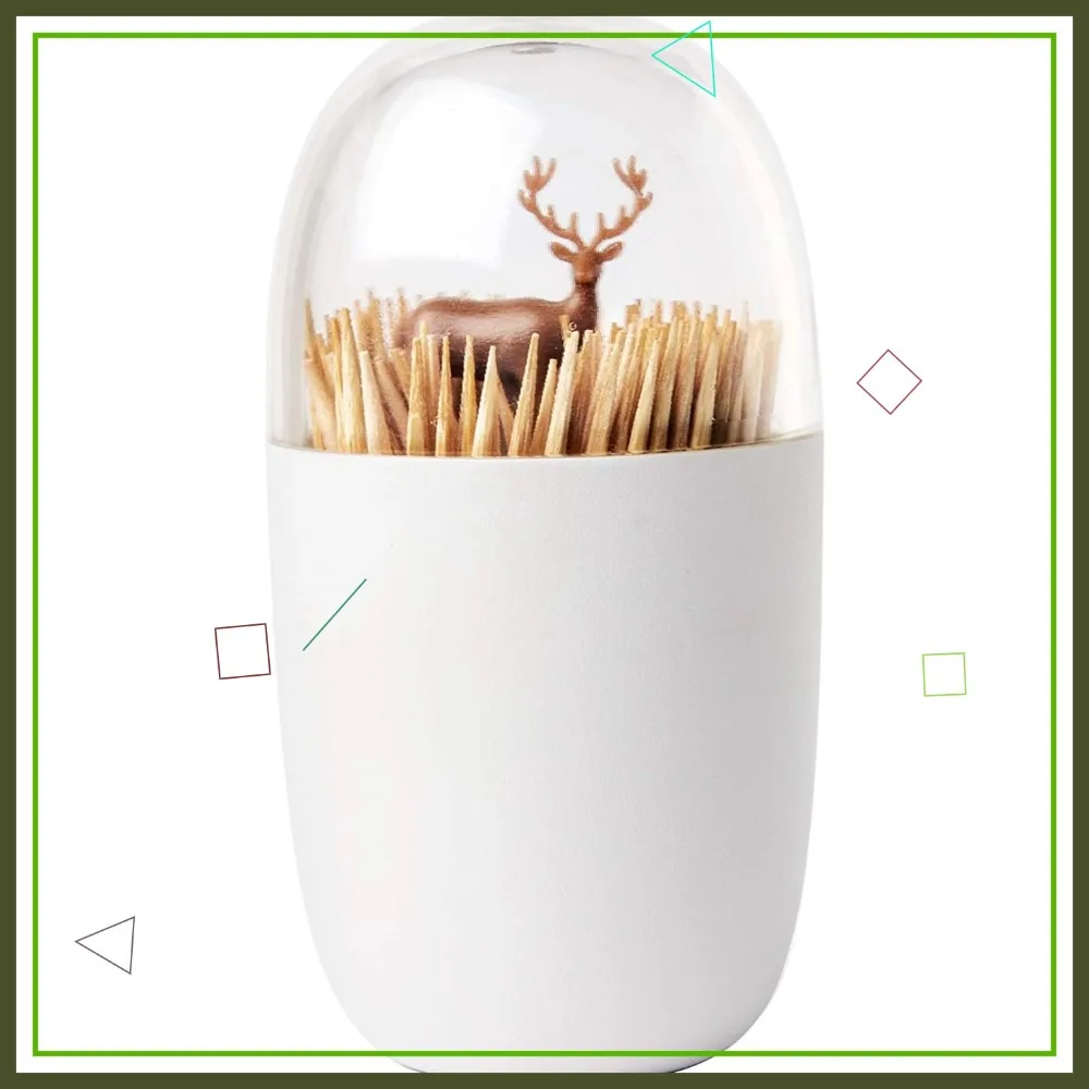

Deer Meadow Toothpick Holder - Unique Home Decor, Unusual Gift, BPA-Free Kitchen Gadget