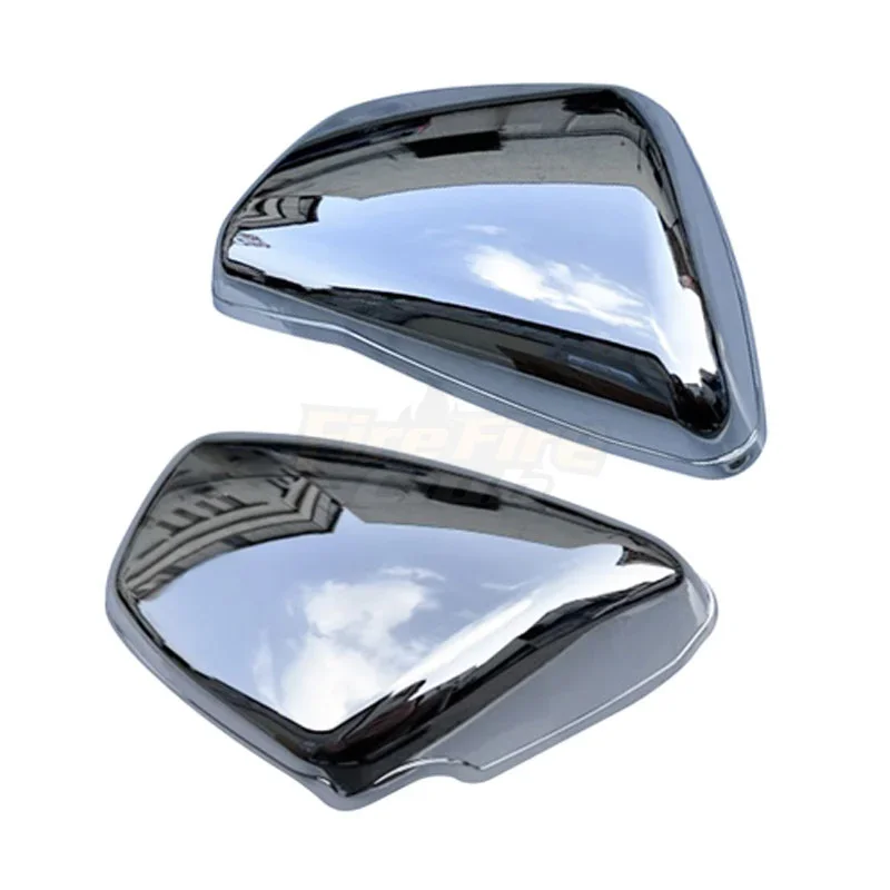 Motorcycle Chrome Black Battery Side Fairing Cover ABS Guard Protector Covers For Yamaha XV700 750 1000 1100 Virago 1984-Up