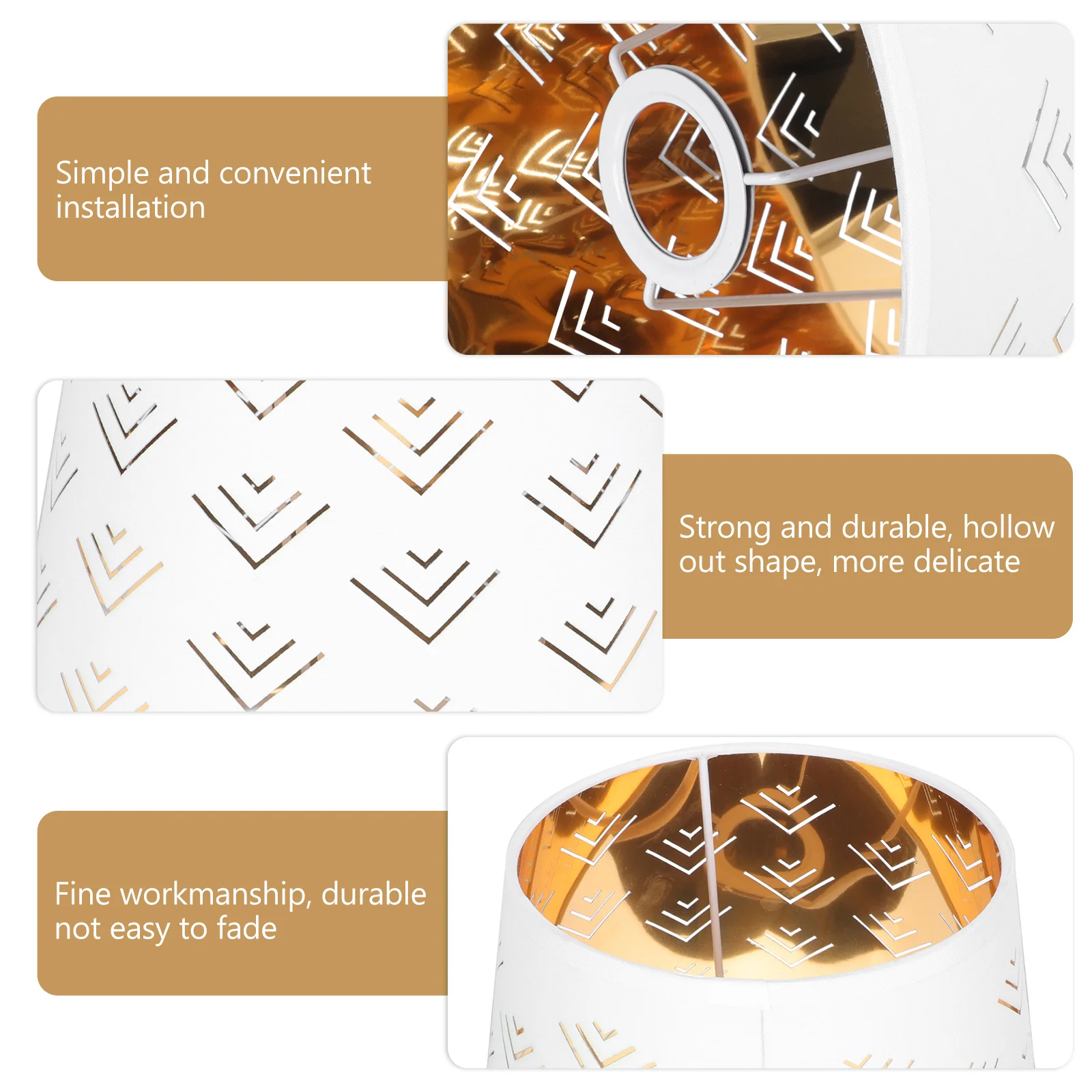 

1Pcs Carved Lampshade Hollowed-Out Style Durable Cloth Light Cover Lamp Protector for Wall Floor Ceiling Light Home Lamp Decor