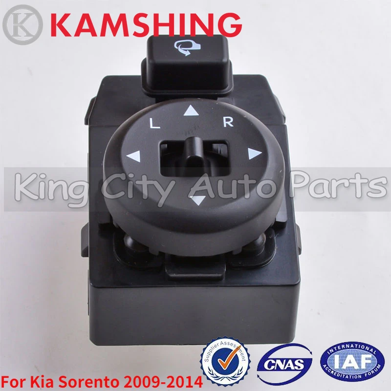 

CAPQX For Kia Sorento 2009-2014 Car Door Window Lifter Electric Fold Switch Side Rearview Mirror Adjust Knod Folding Button