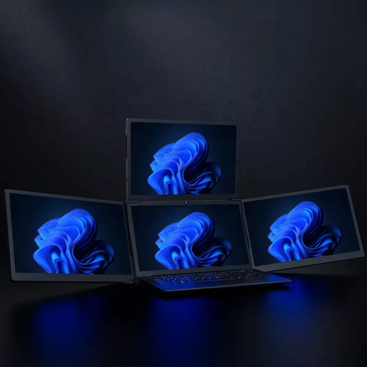 

Portable 13.3 Inch Usb Type C Gaming LCD Display Portable Dual Triple Quad Screen Laptop Triple Extender