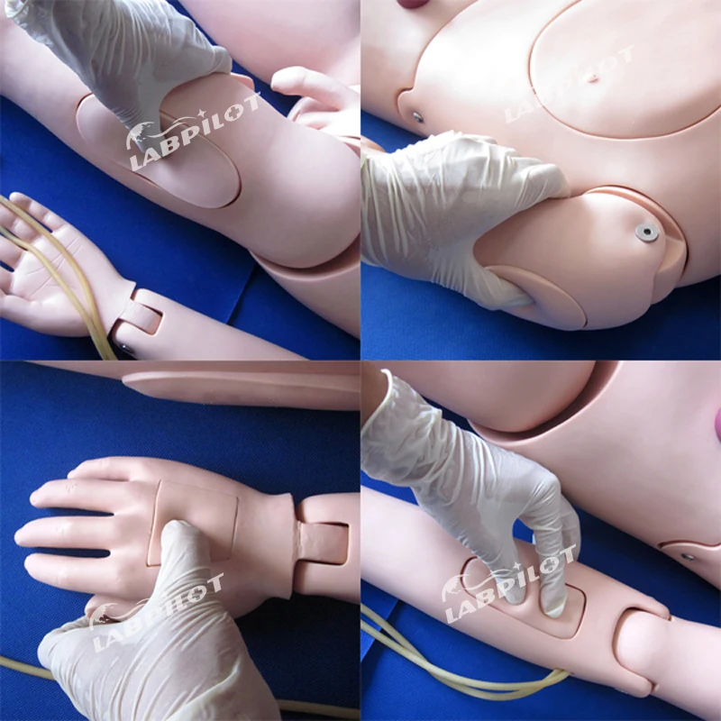 Multi-functional Female Nursing Manikin Basic Patient Dummy Trauma Care Mannequin Teaching Model