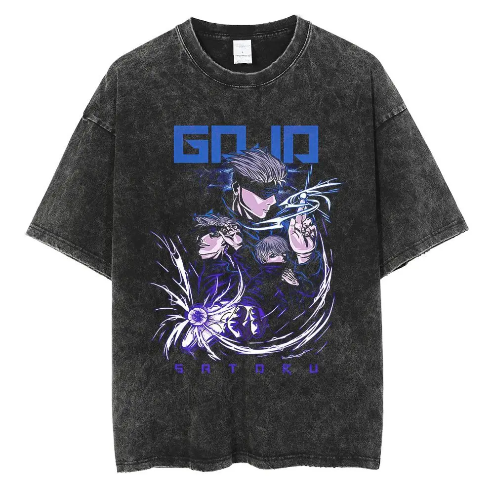

2026 Jujutsu Kaisen Anime Cotton T-Shirt Unisex Short Sleeve Casual Streetwear Style Summer Y2K Streetwear Trend