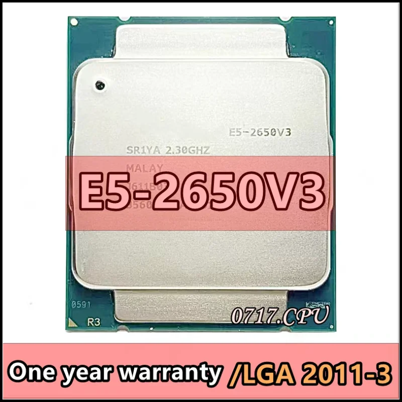 Prosesor CPU Dual Puluh, E5-2650V3, SR1YA, 25M, 105W, LGA 2011-3, 2.3 GHz, E5-2650V3