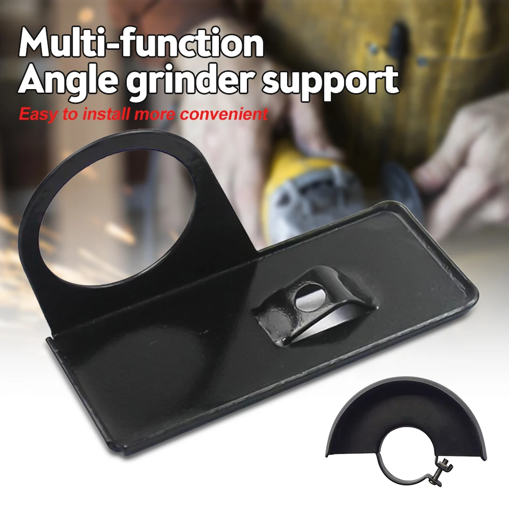 Supporto per staffa per smerigliatrice angolare in metallo regolabile Set di coperture protettive coperchio di protezione della Base dell'equilibrio per strumenti di Woodwoking fai da te