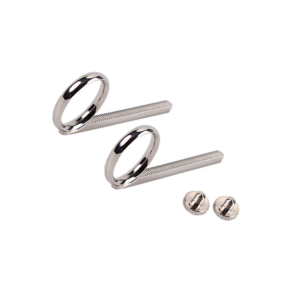 

2Sets Metal Trumpet Finger Ring Slide Pull Ring Replacement Lightweight Durable Professional Trumpet Cornet Accessory