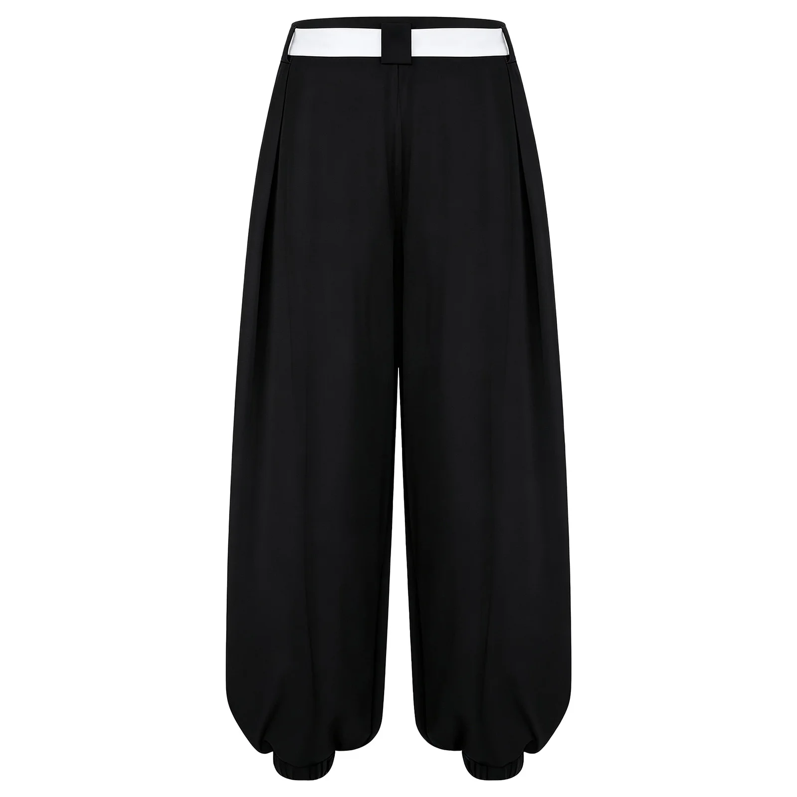 Men Harem Pants Arab Prince Costume Buttons Belt Bloomers for Halloween Theme Party Cosplay Fancy Dress Up