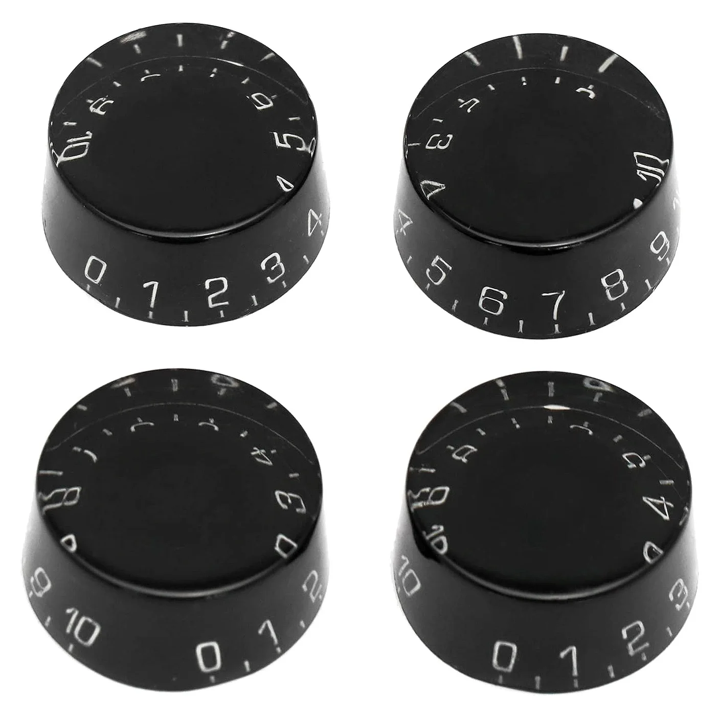 4Pcs Electric Guitar Top Hat Knobs Speed Volume Tone Control Knobs Compatible for Les Paul LP Style