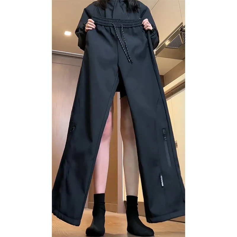 

Men's Outdoor Hiking Trousers Waterproof Straight Leg American Casual Workwear Spring Autumn Tee-Proof Rain Level