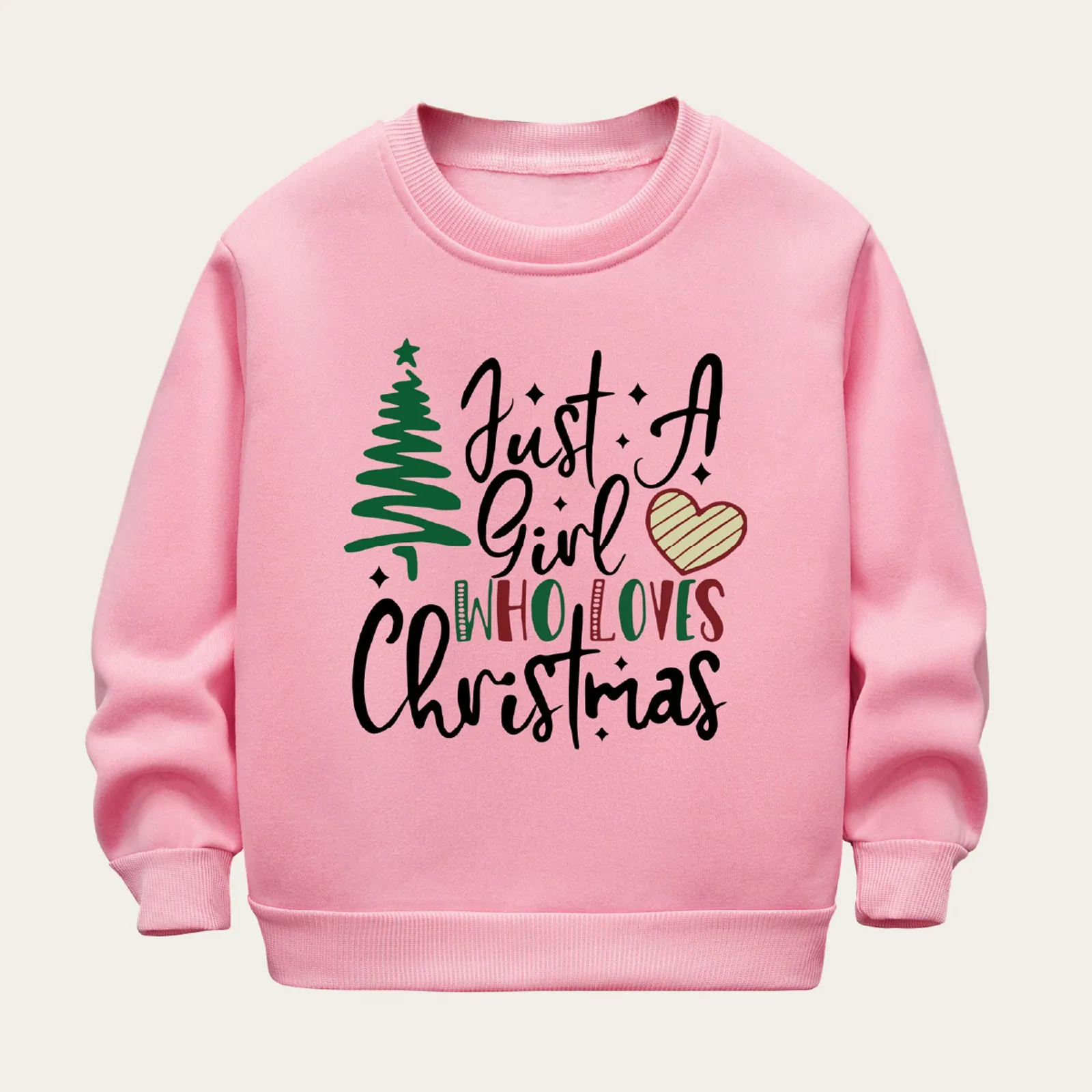 Christmas Sweatshirt For Kids Merry Christmas New Year Clothes Prints Crew Neck Christmas Tree Children Casual Fashion Pullover