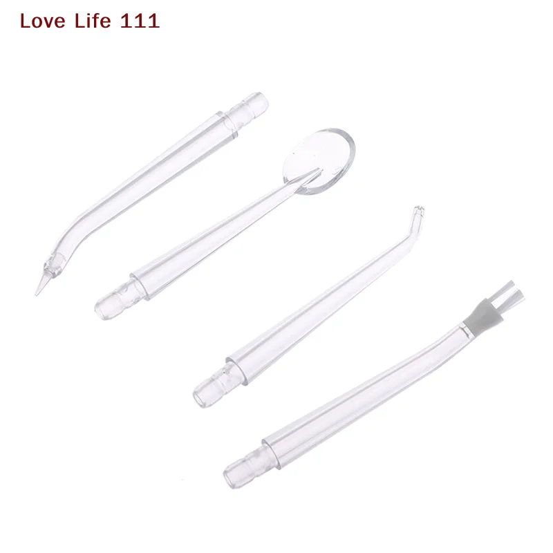 New 4 Pcs/Set Replaceable Oral Dental Nozzles For Oral Irrigator Dental Water Jet Mouthwash Flosser