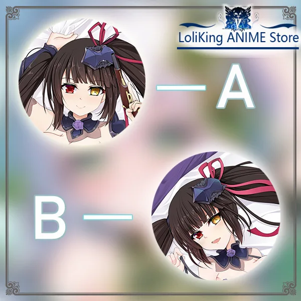 

DATE A LIVE Tokisaki Kurumi Dakimakura Hing Body Pillow Case Cosplay Japanese Otaku Cushion Cover Xmas Gifts GAME