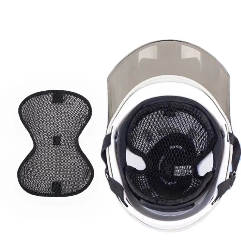 

Motorcycle helmet cushioning and heat insulation lining