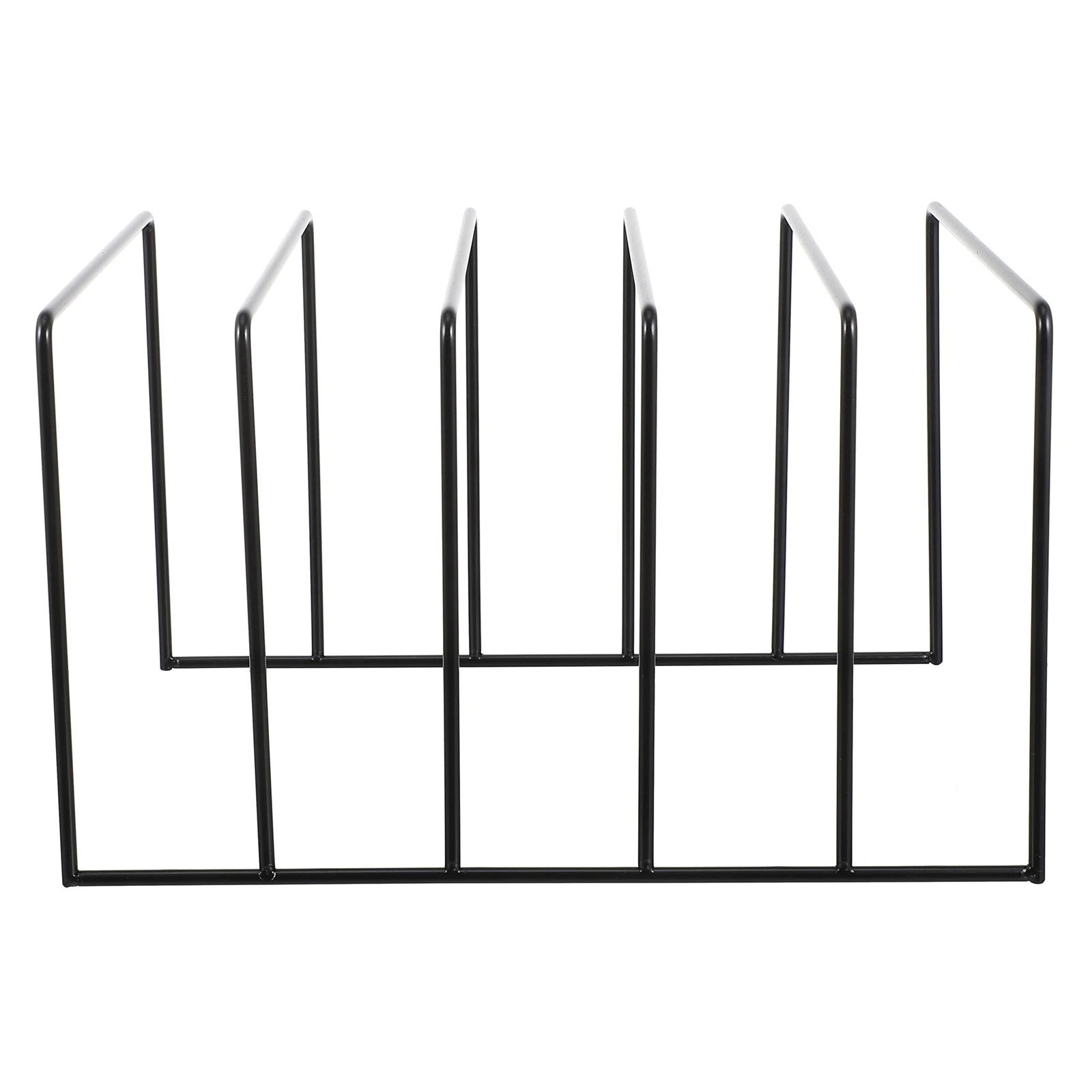 

Record Storage File Organizer Desktop Iron File Organizer Stand Large Capacity Modern Design CD Box Vinyl Holder