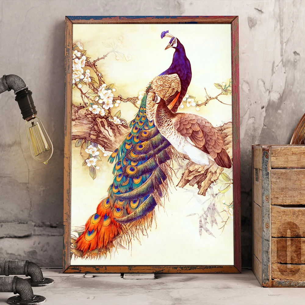 Peacocks Canvas Pai…