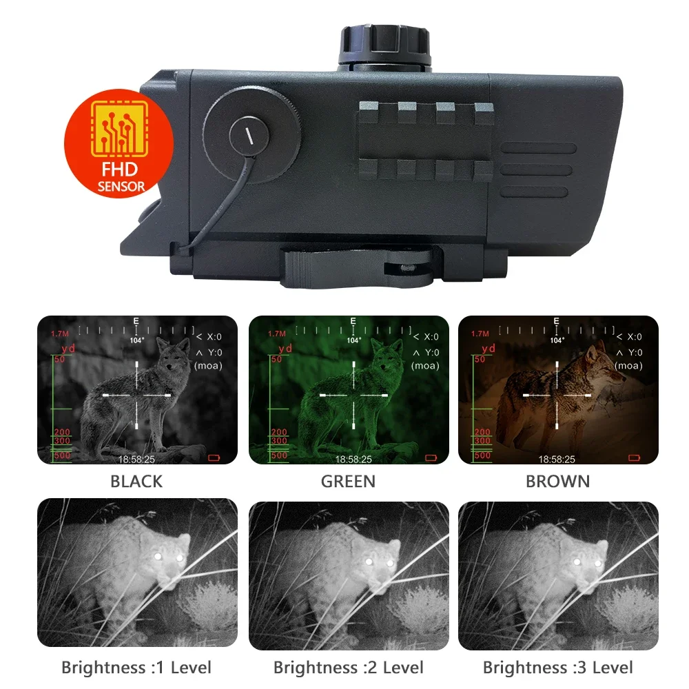 

2026 3.5X Digital Night Vision Hunting Scope With Video Recording Supports OEM ODM Hight Quality Night Vision Sight
