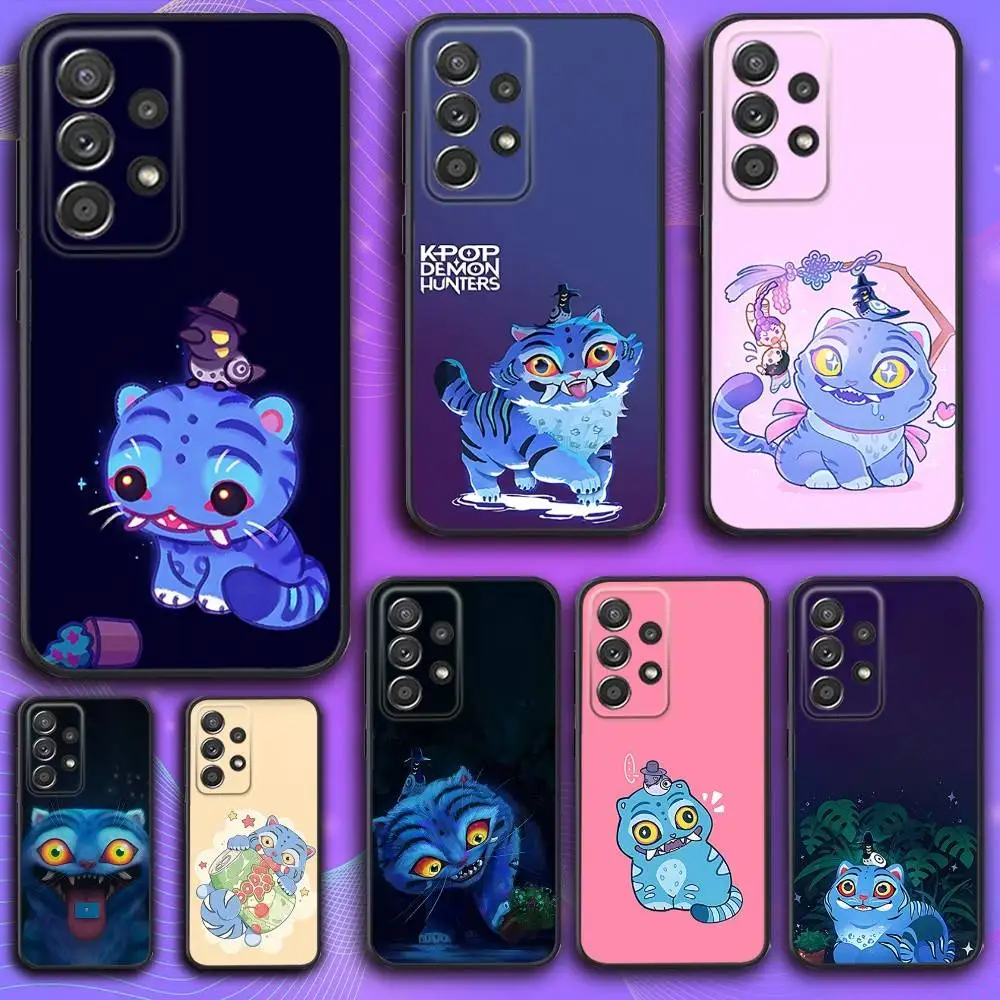 

KPop D-Demon H-Hunters Phone Case For Samsung S 25,24,23,22,30,21,10,9,Ultra,Plus,Lite,FE,4,5 G Soft Black Case