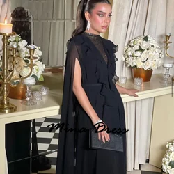 Mina Customized Ruffle Simple and Elegant Formal Dress Es Shawl Evening Dresses Woman Elegant Dresses for Women Wedding Party