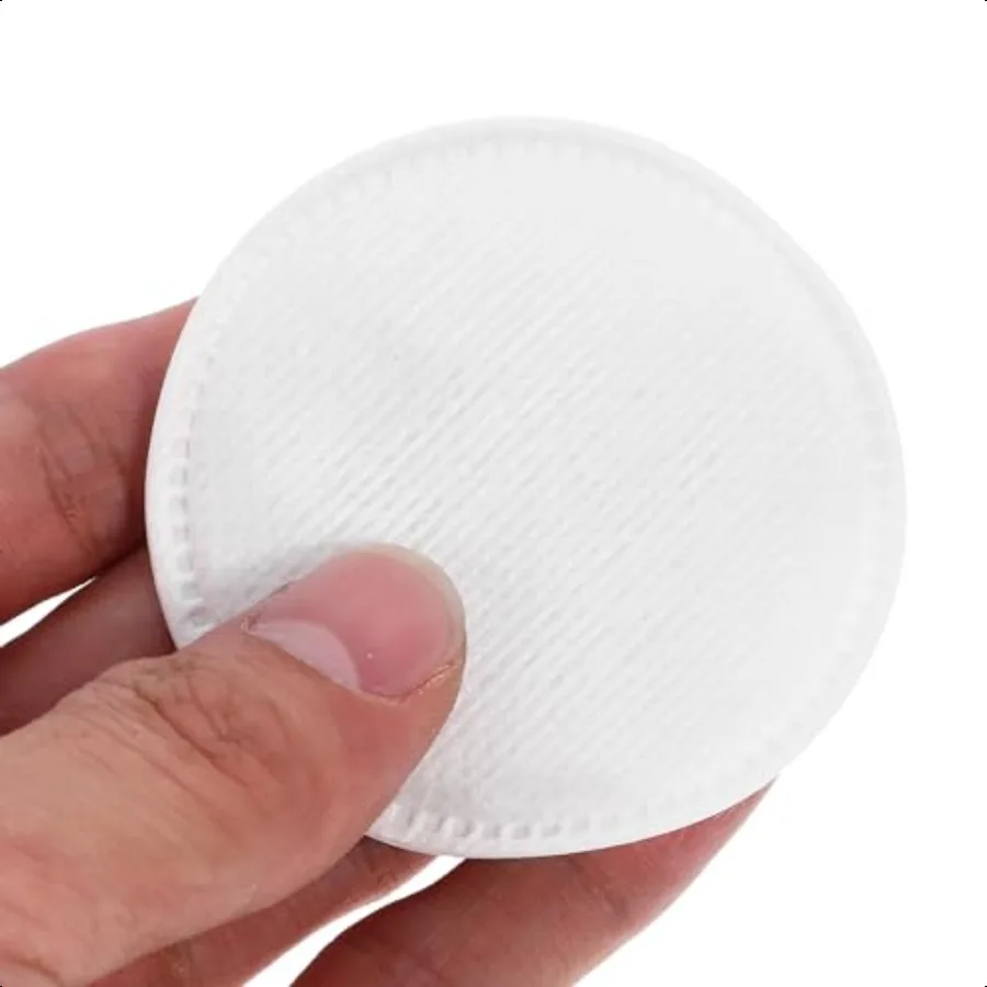 60 Stück Make-up-Entferner-Pads aus Baumwolle, ideal für Hautpflege, Reisen und den täglichen Gebrauch, geeignet für alle Hauttypen, Weiß