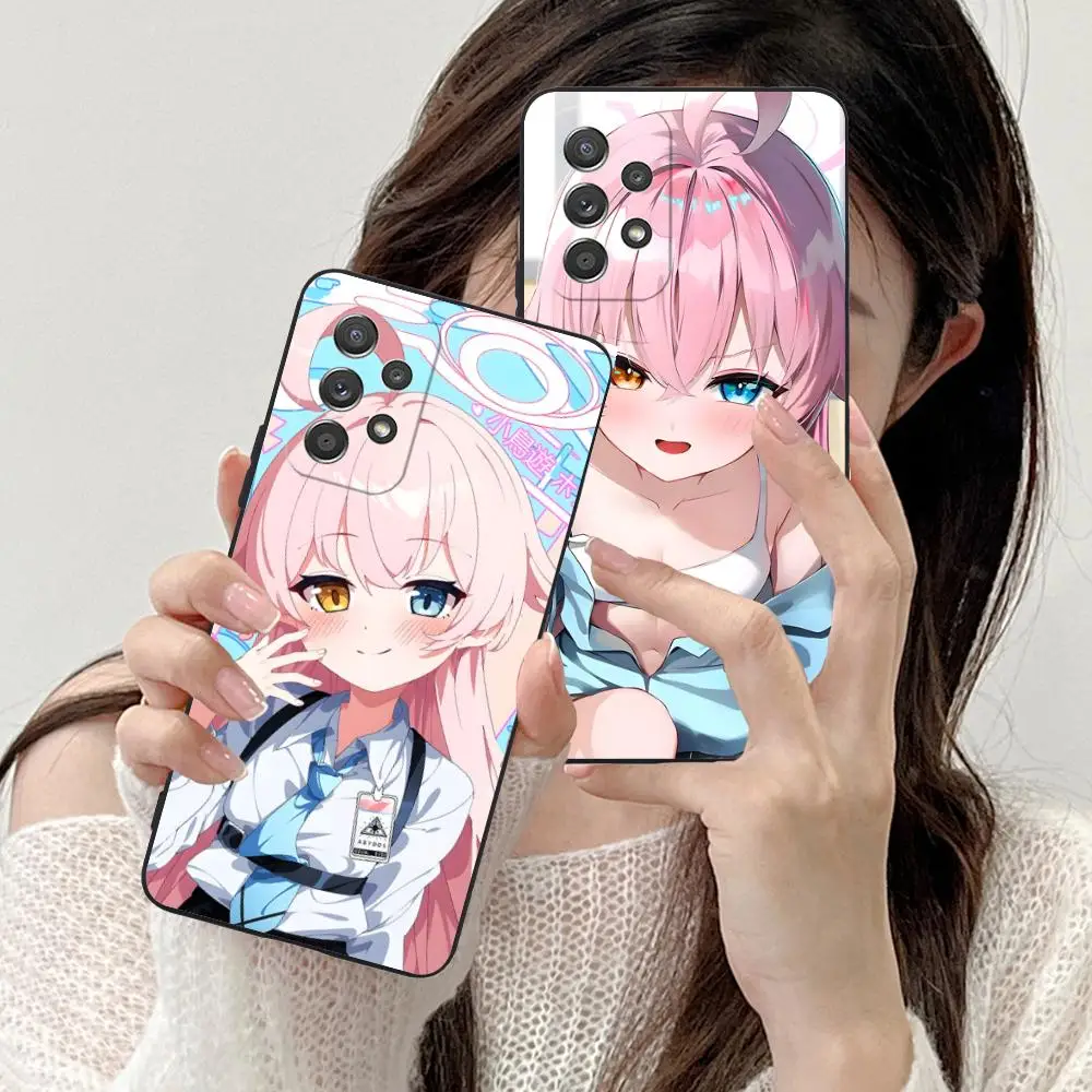 الأزرق الأرشيف تاكاهاشي هوشينو قضية الهاتف لسامسونج غالاكسي M55 54 42 35 34 33 32 23 22 15 14 13 12 F55 5G اللون واقية