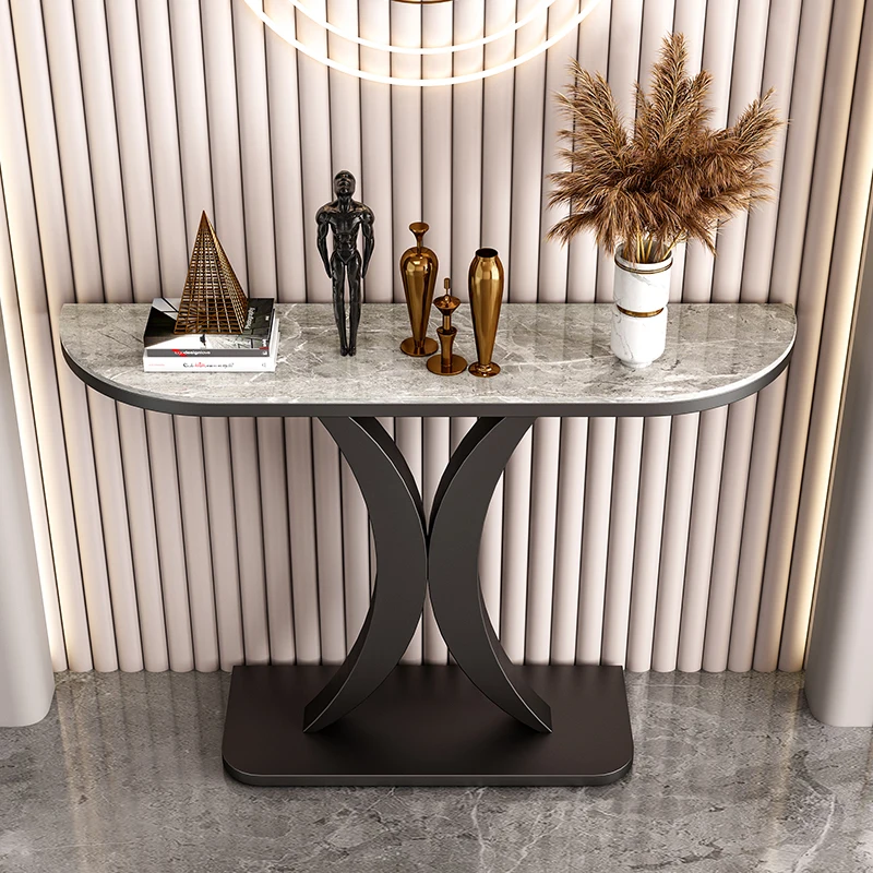 

Modern Simple Entryways Table Boho Design Decoration Aesthetic Console Tables Unique Design Konsolentisch Living Room Furniture