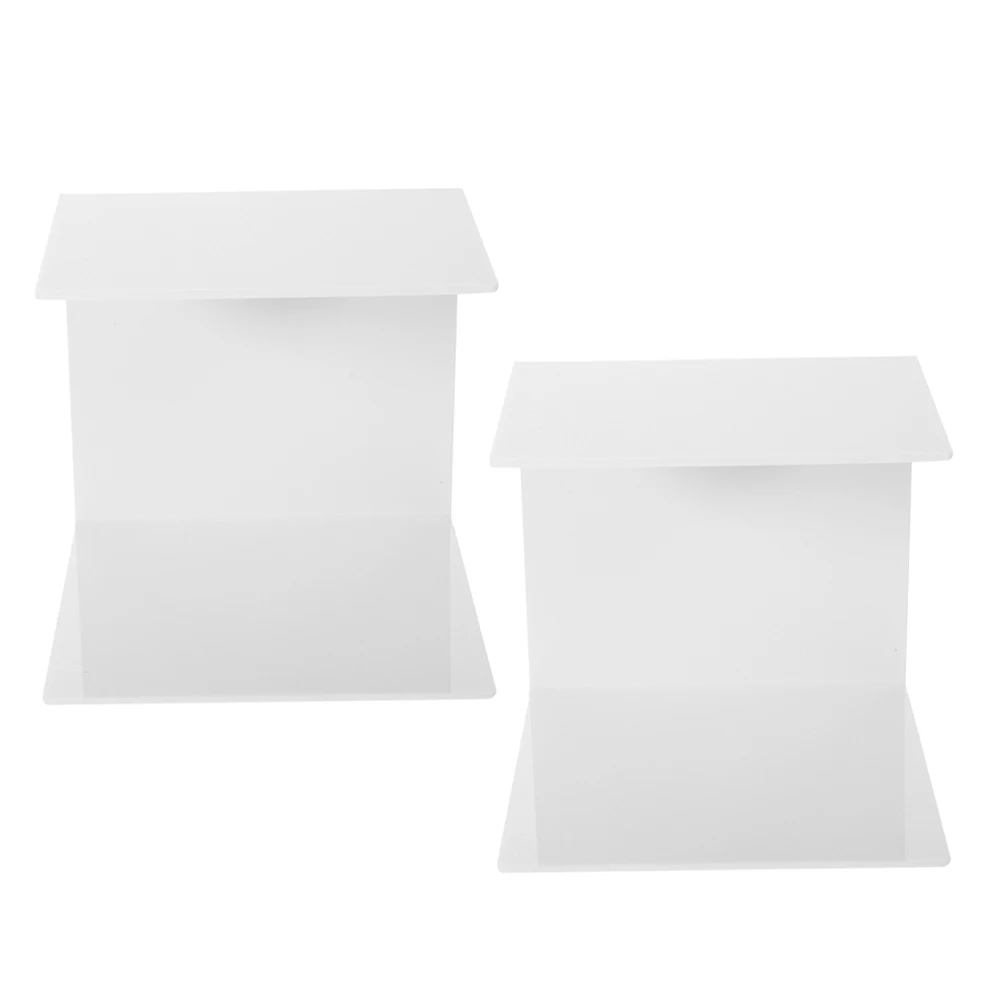 

2pcs Eyelash Operating Table Extension Shelf Pillow Holder White Plastic Stand Tool Organizer lashes grafting kit display shelf