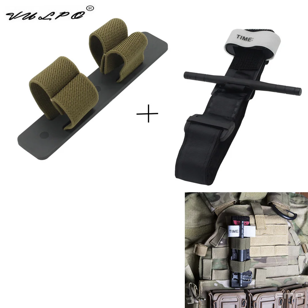 

VULPO Tactical Tourniquet Holder Carrier First Aid Kits Pouch Medical Bag Survival Kit For Tactical Vest Molle System