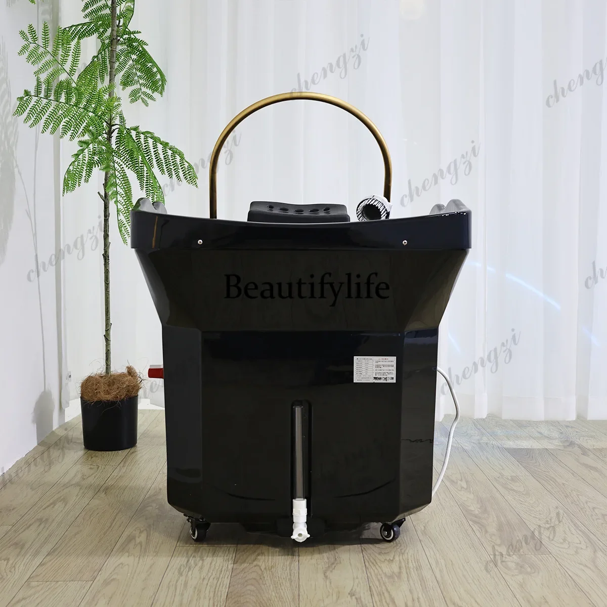A73Luxury mobile hair treatment shampoo basin, water storage type hair care, medicated bath, hair care,  face wash and beauty