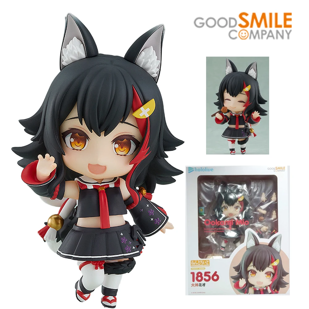 

Оригинальные экшн/куклы Good Smile Company Nendoroid ( # 1856) Hololive Ookami Mio H=100 мм Фигурка Украшение Vtuber