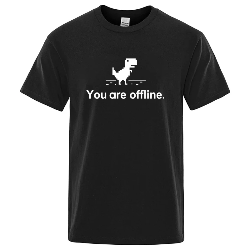 

Summer Men's High Quality 100% Cotton Dinosaur Print T Shirt Loose Funny O-neck Men T-shirt Short Sleeve T-shirt Male Tee Shirts