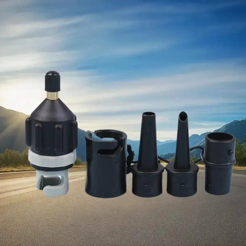 ⭐ Air Valve Adaptor For SUP Board Inflatable Pump Adapter Paddle Boat Kayak Air Valve Pump Tire Air Connector Combo Kit view 2