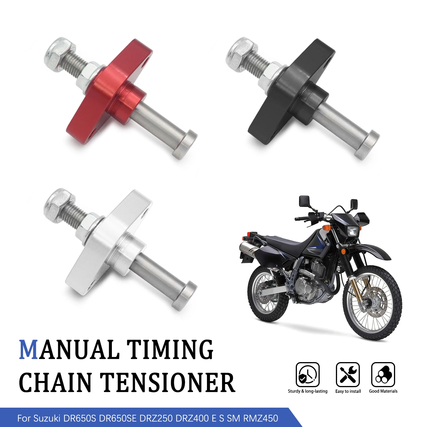 Motorcycle Manual Cam Chain Tensioner Lifter  For Suzuki DR650S DR650SE DRZ250 DRZ400 E/S/SM 2000-2009 RMZ450 12830-01D11