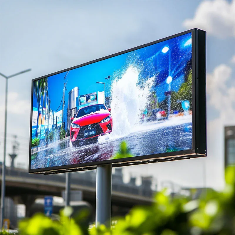 Schermo video da parete per pubblicità esterna con display digitale per armadio impermeabile P5 a colori da 960 * 960 mm