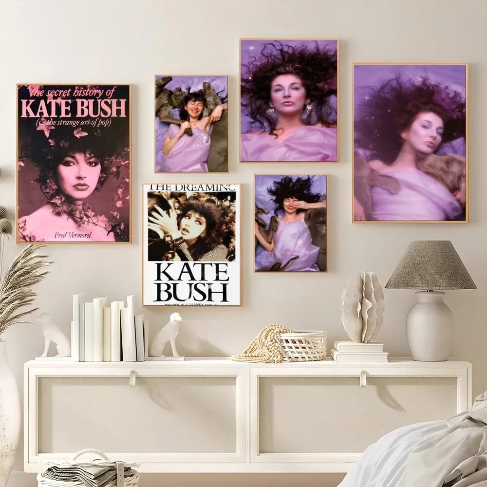 Singer K-Kate Bush Hounds of Love Poster Prints Wall Painting Bedroom Living Room Decoration Office Small