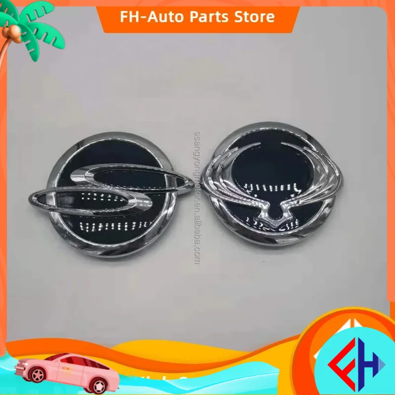 original SSANGYONG Logo behind front logo ACTYON KYRON REXTON KORANDO C MUSSO RODIUS TIVOLI 7875534310 high quality