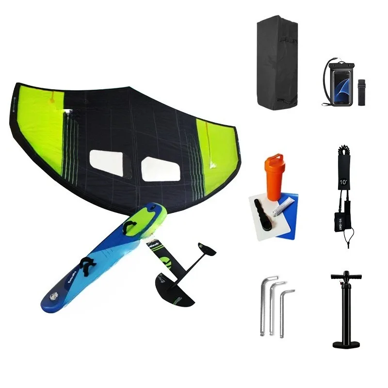 New cross-border outdoor ski skateboard inflatable surfing wind wing unpowered hydrofoil board kite sail