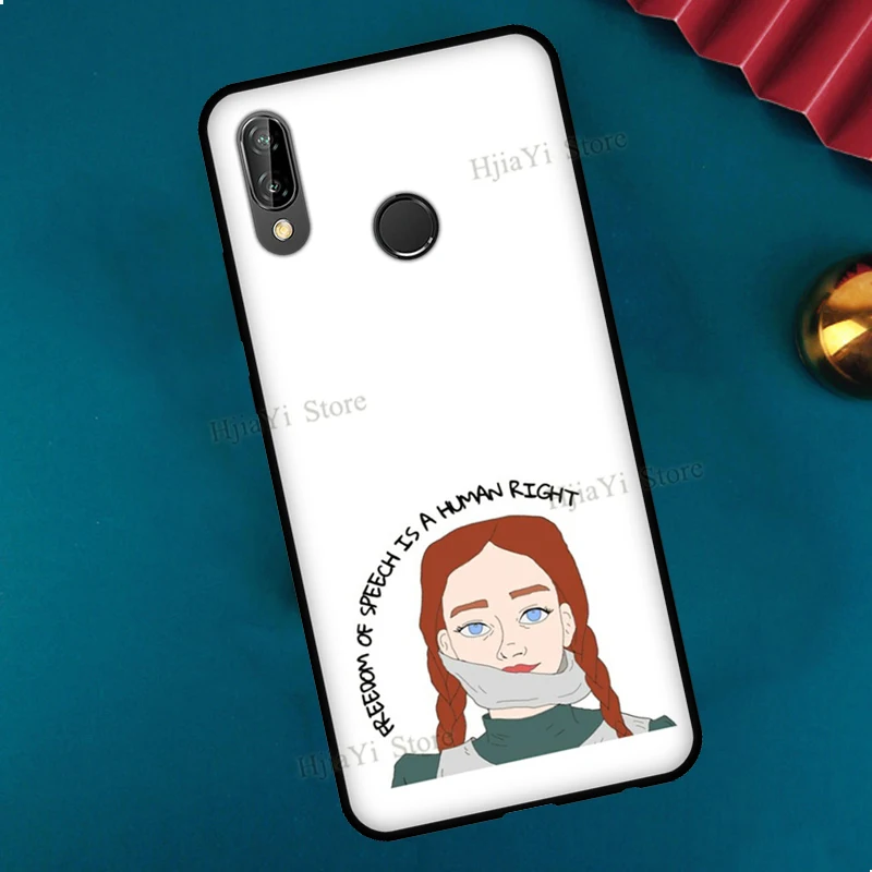 Anne dengan E untuk Huawei P30 Pro P20 P40 Mate 10 20 Lite Casing untuk Huawei P Smart 2019 2021 Cover Fundas