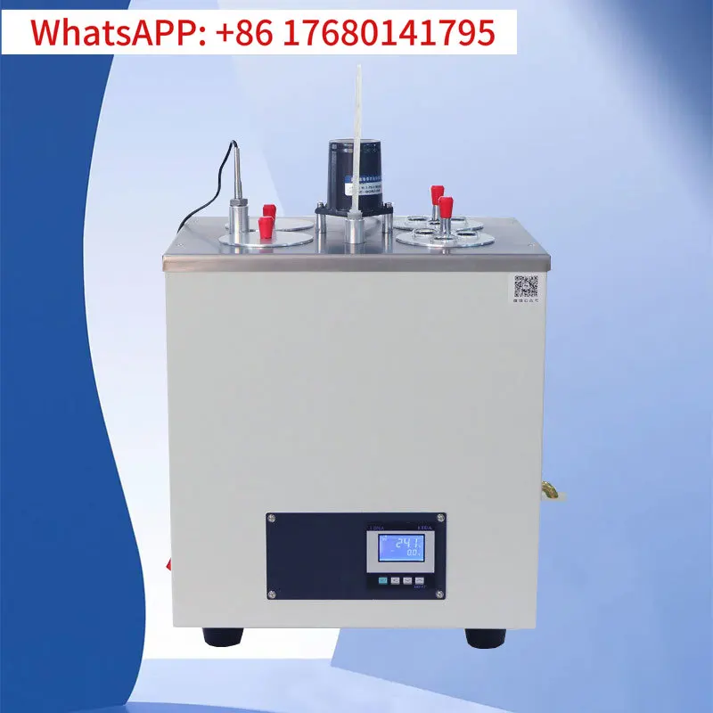 ASTM D130 Compliant Copper Strip Corrosion Tester with 4 Sample Test Wells