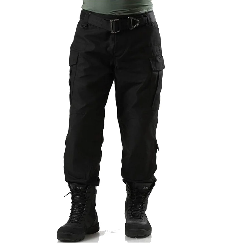 Men\'s Camouflage Tactical Pants Multi-Pockets Digital Camo SWAT Cargo Pants Male Autumn Army Long Trousers