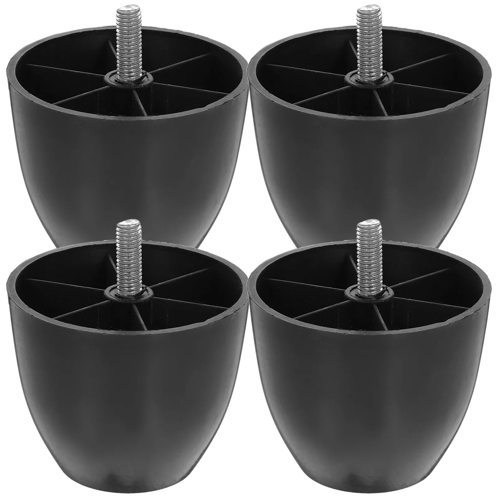 

Комплект из 4 пластиковых регулируемых ножек для мебели: диванов, стульев, столов, шкафов. Прочные опорные ножки для дома и кроватей.